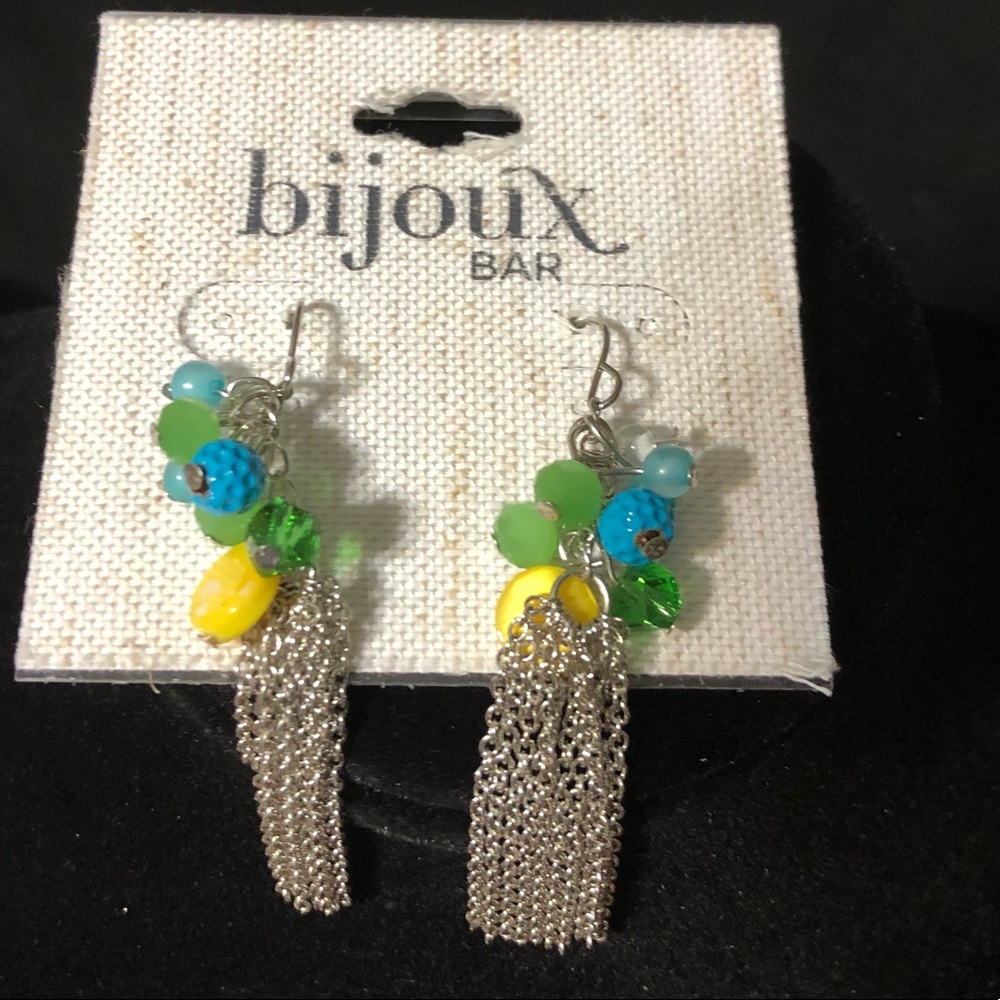 Beaded dangly earrings
